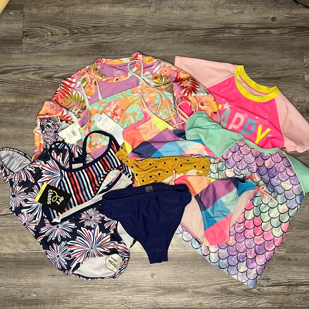 Girls size 6/6x bathing suit bundle